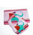 baby bib and plastic sheet. 