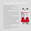 MCB circuit breaker DC 2p 500V-550v 16A/20A/32A/50A/63A/125a for solar cell. 