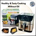 Air Fryer — Philips Digital Air Fryer – Large Capacity Multiple Sizes – Oil-Free, Healthy Cooking – Touch Control – High Quality – Easy & Affordable — Imported Chinese Brand. 
