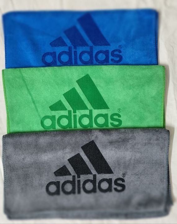 Adidas Gym Sports Towel Club Football Basketball Team Towel Rally Towel Sublimation Printing Microfiber 400 gsm