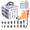 620Pcs Car Fastener Clips Mixed Car Fasteners Door Trim Panel Auto Bumper Rivet Retainer Push Engine Cover Fender Clip. 