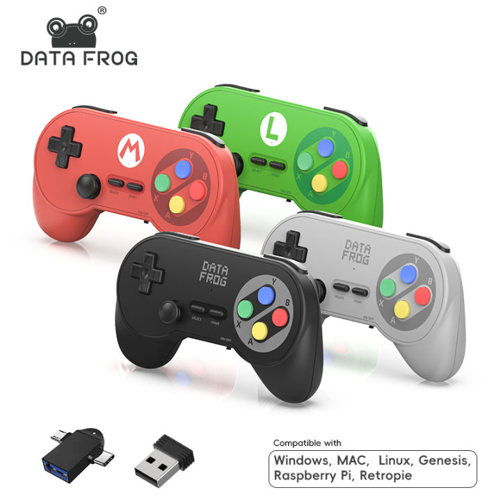 PC07 Wireless Controller Retro Gamepad, Plug and Play for PC DInput ...