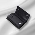 Zenia Leather, Key Ring Holder Folding Key Ring For Bikers , Key Ring For Lockers Wallet For Men Cow Leather Money Bag.