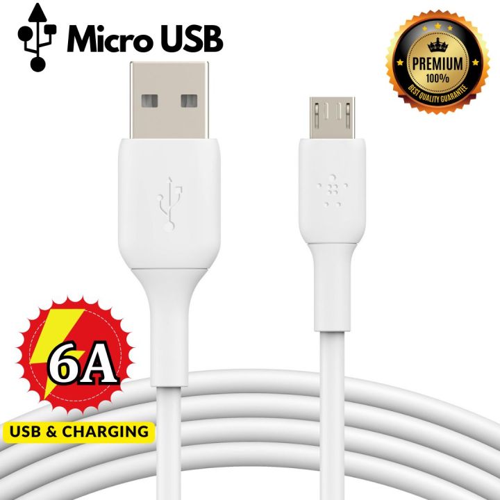 USB Cable Micro USB and Charging Cable with 6A Fast Transmission