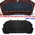 1pcs Car Engine Hood Sound Heat Insulation Cotton Mat For BMW 1 Series E81 E82 E88 E87 120I 128I 130I 135I 2007-2011. 