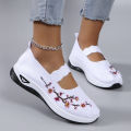 Women's summer breathable mesh flat shoes women's shoes casual sports shoes, clearance free shipping.