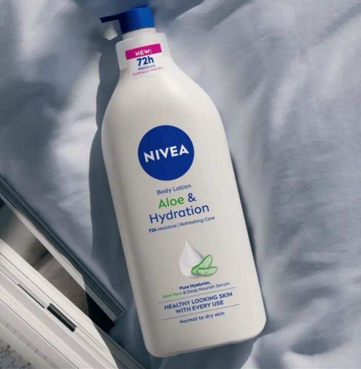 Nivea%20Aloe%20&%20Hydration%20Body%20Lotion,%2072h,%20Normal%20to%20Dry%20Skin,%20400ml%20-%20Image%204