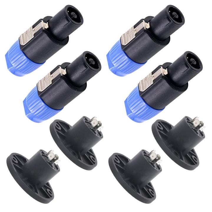 8%20Pack%20Audio%20Speaker%20Plug%20Kit,%204%20Pole%20Speaker%20Plug%20Twist%20Lock%20Compatible%20with%20Jack%20Twist%20Lock%20Round%20Perfect%20for%20Neutrik%20Speakon%20-%20Image%207
