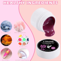 36 Colors Gel Coating Nail Art Kit, Solid Glue Coating Gel. 
