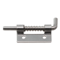 2PCS Spring Loaded Latch Pin 304 Stainless Steel Silver Window Cabinet Hinges Security Door Bolt Latch For Household Hardware. 