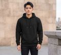 Premium Black Hoodie for Men -
Stylish Cotton Hooded Sweatshirt
for Winter - Comfortable Casual &
Outdoor Wear. 