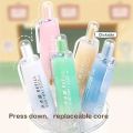 Glue Tape Roller 360 Degree Rotating 5m*6mm Double-Sided Clickable Replaceable Core Adhesive Dot Point Tape, Retractable Scrapbooking  Glue Roller Runner. 