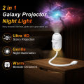 2-in-1 USB Ambient Light For Large Range Projection Atmosphere Multiple Scenes Adjustable Focus Distance Night Lighting Function. 