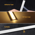 Smart PIR Motion Sensor DC24V Solid Silicone Gel COB Neon LED Strip Light Delay Time Adjustable 20-300s Only Works at Night. 