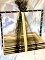 Wooden Gift Basket With Net Wrap Birthday Gift/Wedding Gift/Anniversary Gift/Event Gift. 