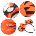 Cartoon Piglet Tigger Hair Accessories Women Disney Winnie the Pooh Bear Ears Hairbands Kids Eeyore Bow Headbands For Girls . 