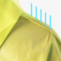1/3/5PCS Yellow Portable Disposable Plastic Adult Raincoat Yellow Hooded Raincoat Windproof And Rainproof Fishing Hiking Cycling.