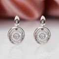 Huitan Unique Design Women's Earrings Rose Gold Color/Silver Color Luxury Bridal Wedding Earrings High Quality Jewelry Drop Ship.