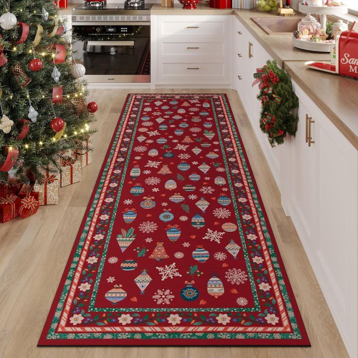 VIKAMA%20Runner%20Rug%20for%20Hallways%20Kitchen%20Non%20Slip%20Machine%20Washable%20Carpets%20with%20Rubber%20Backing%20Soft%20Floral%20Rugs%20for%20Kitchen%20Decor%20-%20Image%207