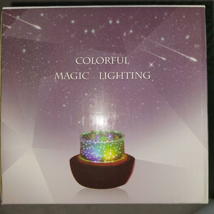 Imported Magic Diamonds Projection Lamp - Colourful Magic Night Light for children