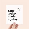 50 Pcs Thank You Cards for Small Business,  Thank You Notes for Supporting My Small Business Cards.. 