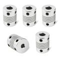 D19XL25 Aluminum Z-Axis Flexible Coupling for 3D Printer Stepper Motor Shaft Couplers 4mm/5mm/6mm/8mm/10mm Sizes Available. 