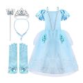 Rapunzel Dress for Girls Cinderella Belle Dress Up Fantasy Children Birthday Party Princess Costume Kids Halloween Clothes.