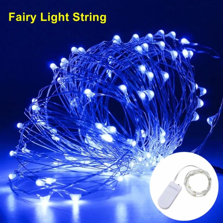 5m~1m LED Copper Wire Fairy Lights Battery Powered LED String Lights ...