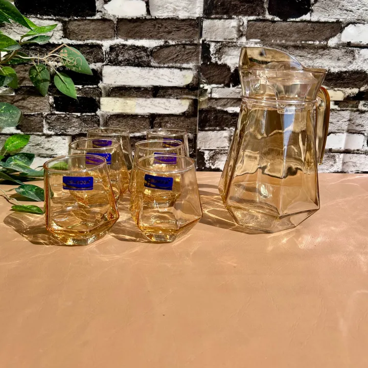 Delisoga%207%20Pcs%20Glass%20Water%20Set,%20Premium%20Quality%20Glassware%20Water%20set%20in%20gift%20box%201pc%20of%20jug,and%206%20pcs%20of%20glasses%20-%20Image%207