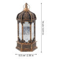 Ramadan Lantern Mini Eid Mubarak Candle Lantern Black Moon Castle Decorative Hanging Candle Lanterns for Ramadan Decorations Wedding Decorations Table Centerpiece.