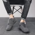Ankle Boots For Men 2025 Spring Man Casual Sneakers Non Slip Khaki Work Mens Shoe Short Boots Loafers Lace Up Zapatillas Hombre.
