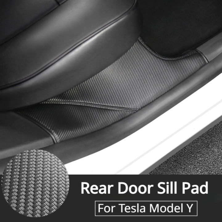 Rear%20Door%20Sill%20Pad%20for%20Tesla%20Model%20Y%20Anti%20Kick%20Dirt%20Threshold%20Strip%20PU%20Leather%20Protective%20Cover%20Car%20Inner%20Hidden%20Pads%202021-2024%20-%20Image%202