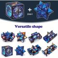 2 in 1 Star Sky Cube Magic Cube EDC Toy Infinity Cube Fidget Toy Puzzle Twist Toy Creative Decompression Plaything Birthday . 