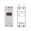 1pc Electronic Weekly 7 Days Programmable Digital Timer Switch Relay Control 220V 230V 8A 10A 16A Din Rail THC15A. 