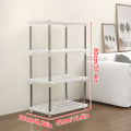 1PC Multi-Level Storage Rack For Kitchen And Bathroom, Snack Storage Rack For Floor In The Living Area. 