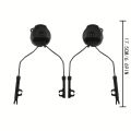 Fast Ops Core Helmet ARC Rail Adapter Set for Comtac II Series Military Noise Cancelling Headset - Tactical Headset Bracket. 