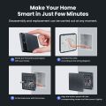 GIRIER Tuya Smart ZigBee Wall Switch WiFi Smart Button Light Switch 1/2/3/4 Gang No Capacitor Needed Works with Alexa Hey Google lightify. 