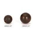 50pcs Blocking Beads Silicone Soft Anti-collision Beans Round Big Thing Fishing Set Space Beans Line Set Anti-tan-gle Beans 8mm. 
