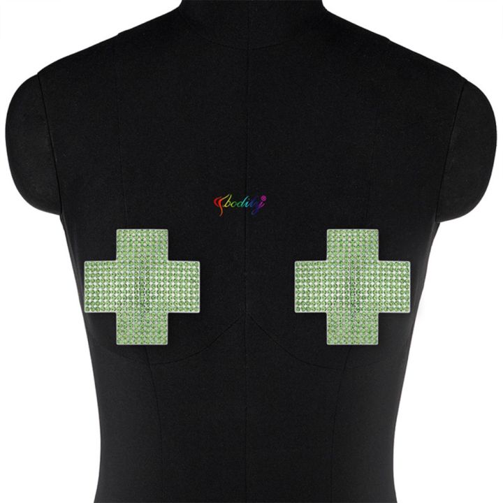 Rhinestone%20Cross%20Nipple%20Covers%20Pasties%20Reusable%20Crystal%20Chest%20Stickers%20Festival%20Rave%20Party%20Body%20Jewelry%20Accessories%20Women%20-%20Image%206