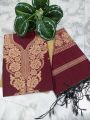 Half silk Tat jamdani three pis for women.