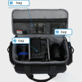 Portable Camera Storage Bag Large Capacity Nylon Professional Camera Equipment Bag for Slr Cameras DSLR Cameras Lens Accessories. 