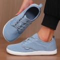 Simple Wide Footed Men and Women Universal Mesh Breathable Sports Shoes Lightweight Casual Flat Shoes Summer Cool Walking Shoes. 