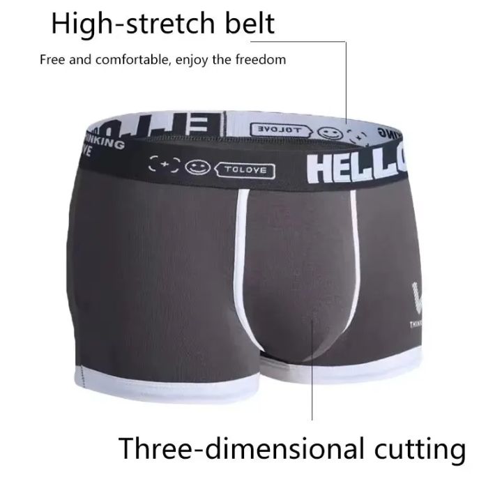 Men's%20Underwear%20Cotton%20Underwear%20Letter%20Waistband%20Comfortable%20Breathable%20Soft%20High%20Elasticity%20Boxer%20Fashion%20Casual%20Sports%20Shorts%20-%20Image%202