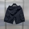 Summer Men's Sport Workout Shorts Quick Dry Athletic Shorts Lightweight Running Shorts Pockets Gym Beach Pants.