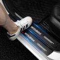 Car Door Plate Carbon Fiber Threshold Protector Sticker For Mitsubishi ASX Lancer Pajero Outlander L200 EVO Lancer Car Styling. 
