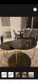 2 Piece Center Table, Marble Round Center Table, Round Coffee Table. 