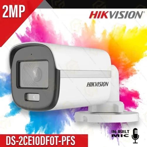 Hikvision Full colour cctv camera DS-2CE1ODFOT-PFS | 2 YR Warranty