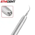 Dental Ultrasonic Air Scaler with 3 Tips Scaling Handpiece Frequency Pneumatic Scaler 2/4 Holes.