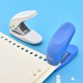 DELI Mini Paper Punch Portable Size 1 Hole Punch Machine 6mm 10 Sheets Office School Supplies. 