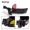 Tuyu V shape helmet chin Mount holder for GoPro Hero 9 8 7 6 5 SJCAM Xiaomi Eken motorcycle helmet chin stand camera accessories helmet mount + 3m adhesive hat mount for camera action camera. 